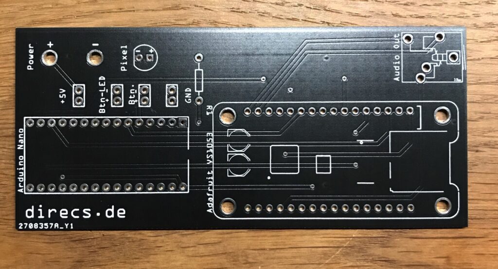 Die fertige Platine