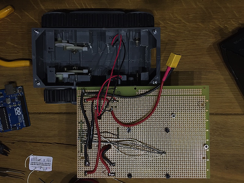 minibot - Verkabelung der RasPi GPIOs